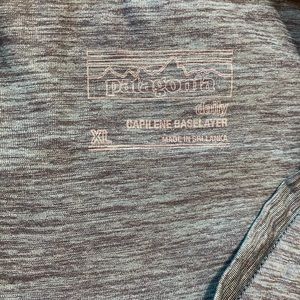 Patagonia long sleeve base layer